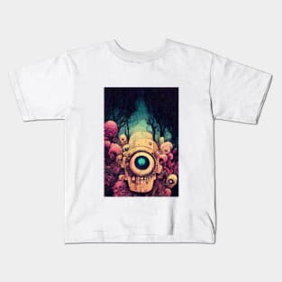 cyberpunk scanner Kids T-Shirt